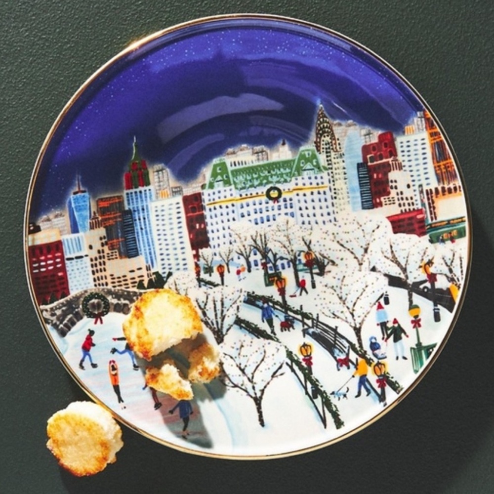 LAST ONE ☝️ Holiday in the city NYC stoneware Anthro 2023‎